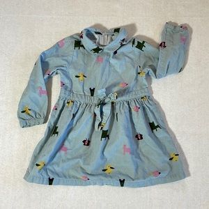 FILOU & FRIENDS Lightweight corduroy dress. Size 3.